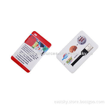 Custom Name Card USB Flash Drive, Low-power Consumption, Durable